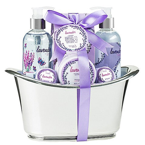 Image of Freida & Joe lavender bath spa set