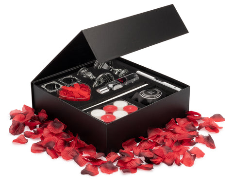 Image of valentine's day gift box basket