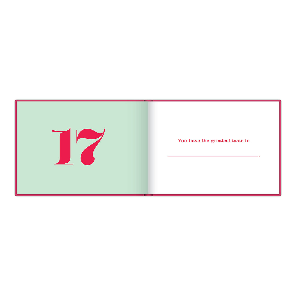 What I Love About You Mini Book