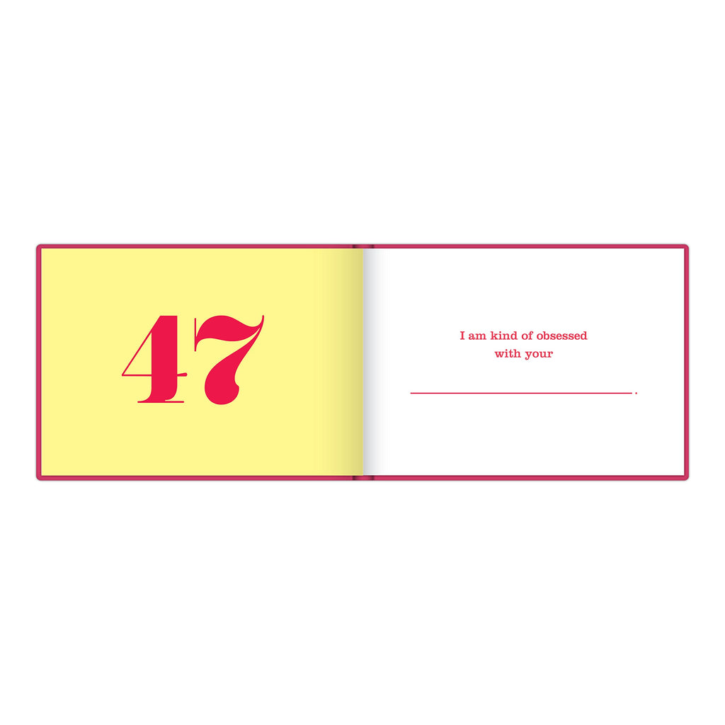 What I Love About You Mini Book