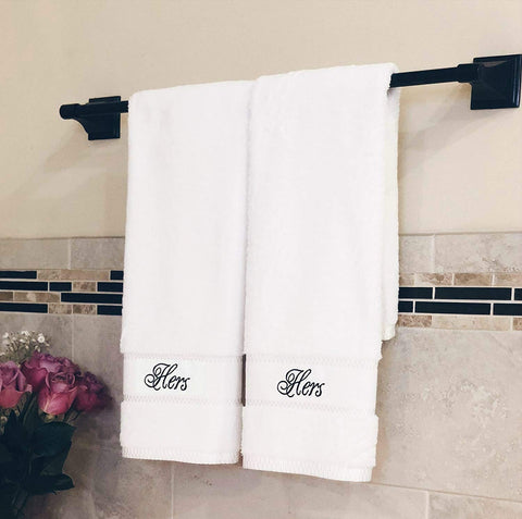 Image of Hers & Hers Lesbian Hand Towels Gift Set