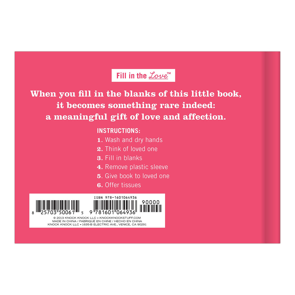 What I Love About You Mini Book