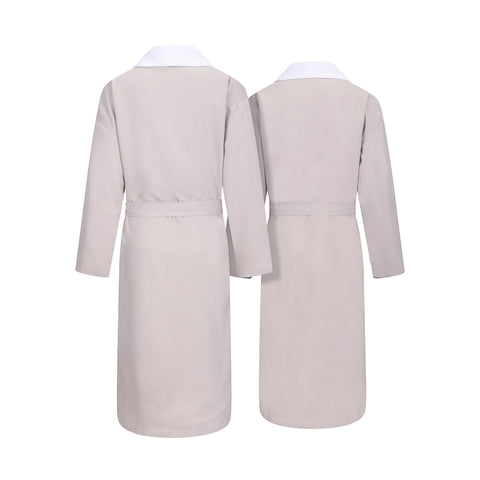 Image of back view of his and hers luxury robes