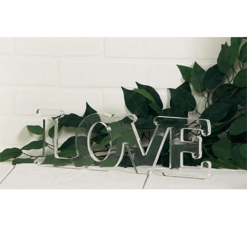 love sign romantic decoration for bedroom