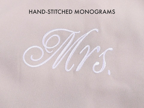 Image of mrs monogram romance helpers robes