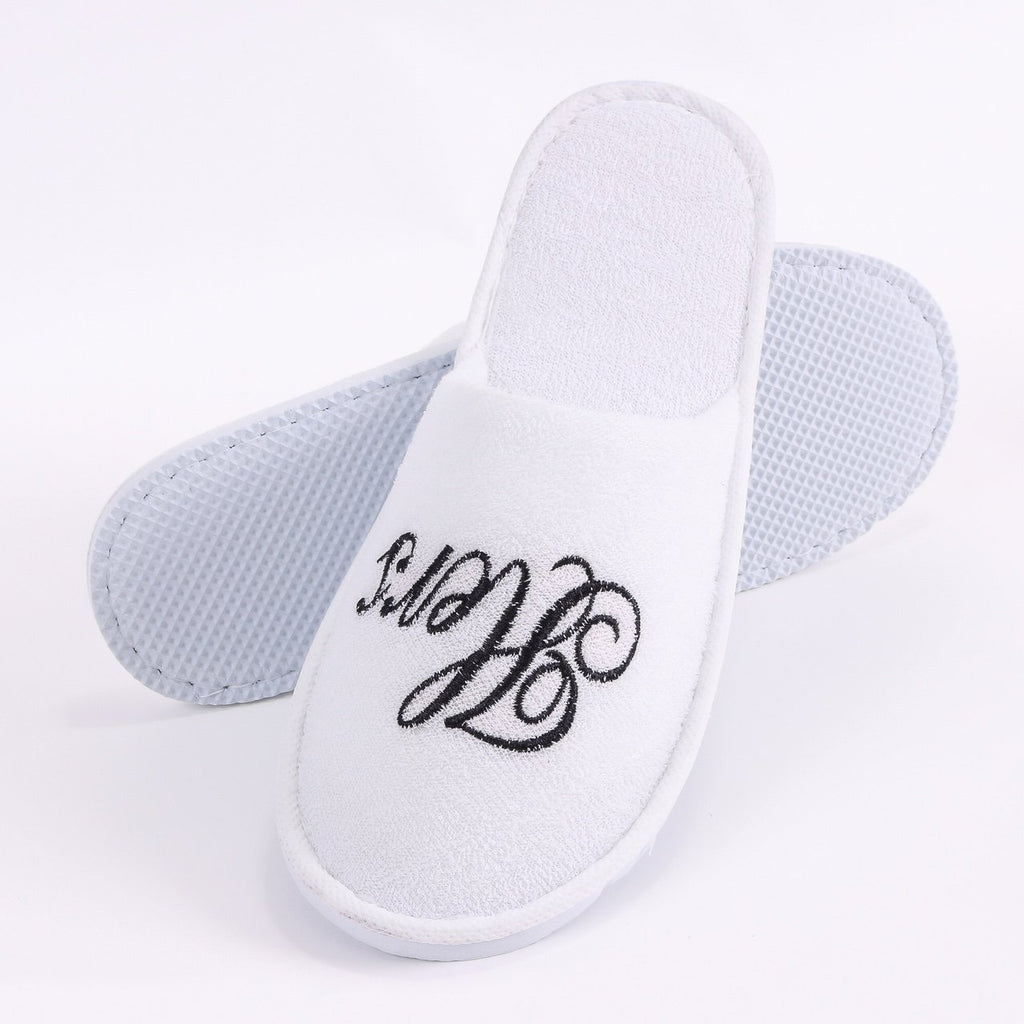 terry cotton slippers