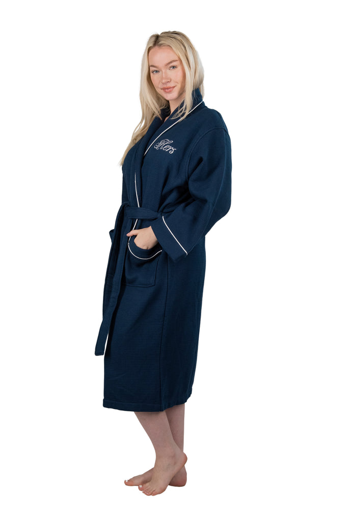His and Hers Waffle Bathrobes | Couples Bathrobe Set