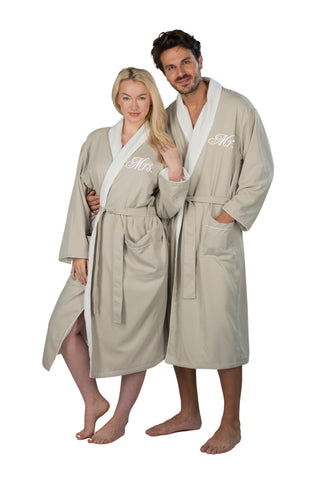 Image of mr and mrs matching couples robes luxury