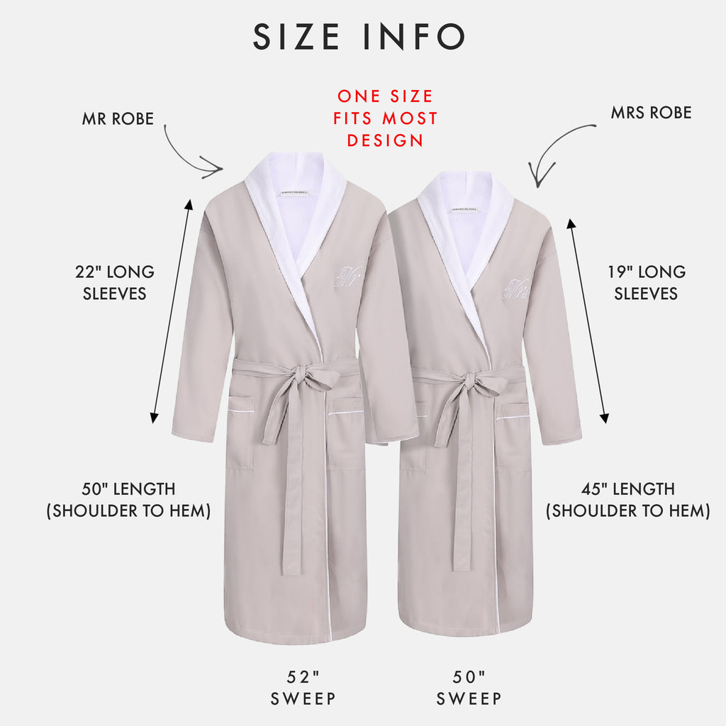 mr and mrs matching robes luxury