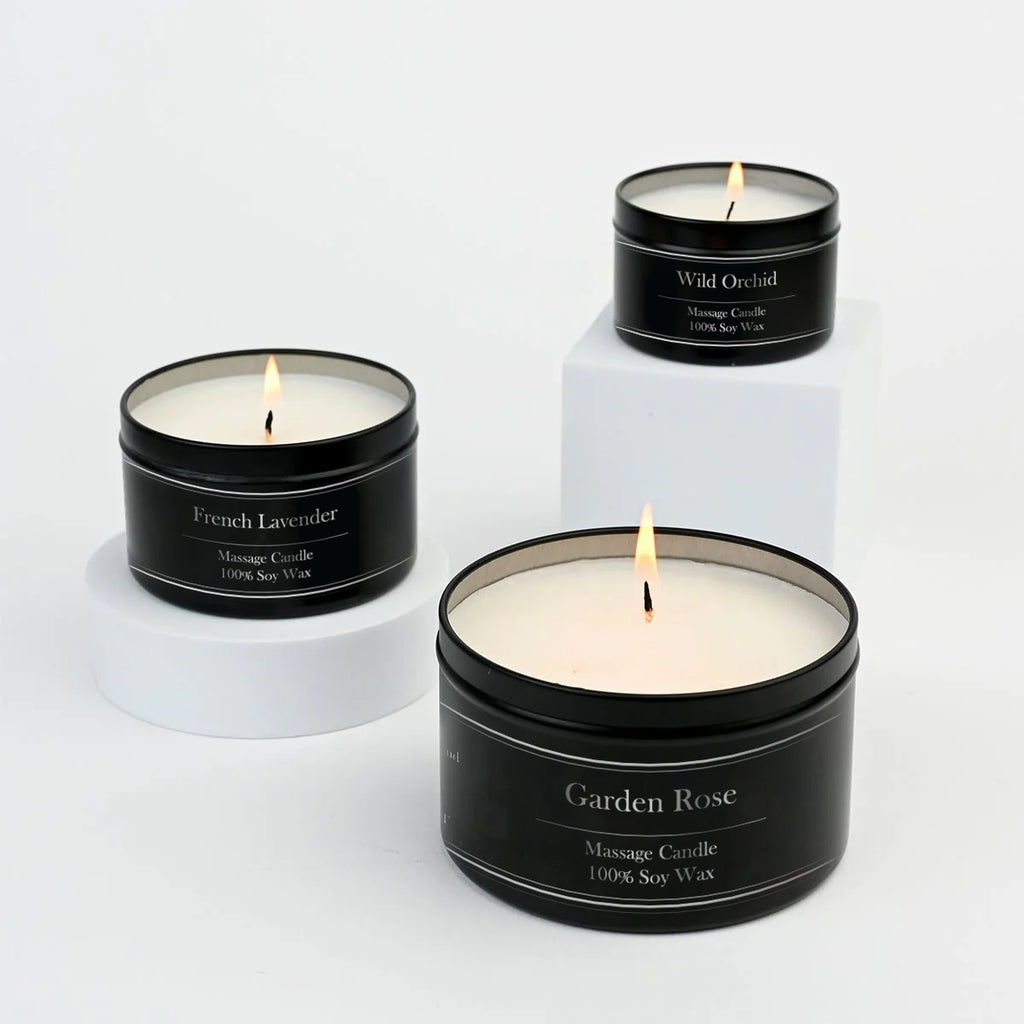 massage candles romantic