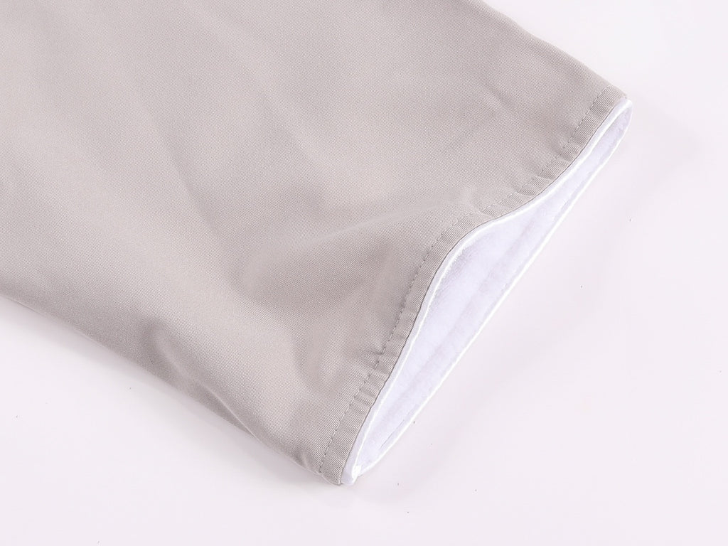 mr mrs gabardine robes for couples sleeve detail