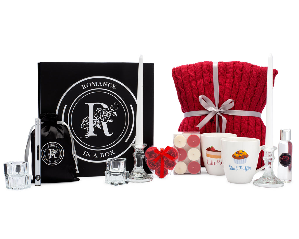 romantic valentines gift bundle basket