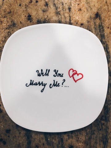 Image of Proposal Dessert Plate