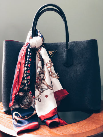 Image of women's silk scarf ideas