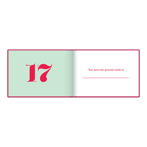 What I Love About You Mini Book