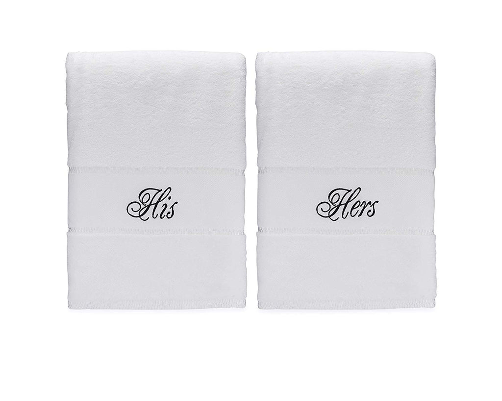 his and hers bath towels for anniversary gifts for couples