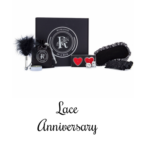 Image of romantic lace anniversary gift for couples 13th anniversary