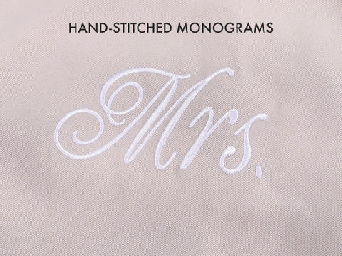 Image of mrs monogram romance helpers robes
