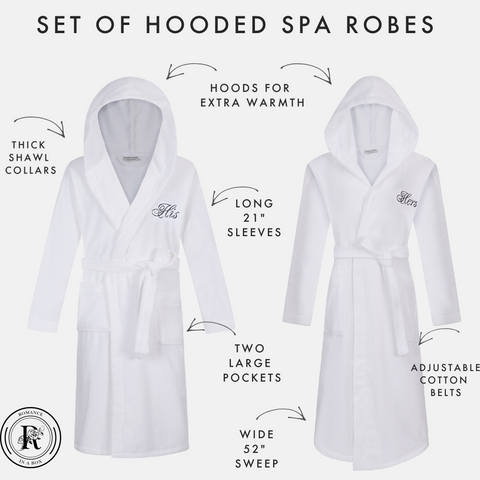 Image of his and her hooded robes