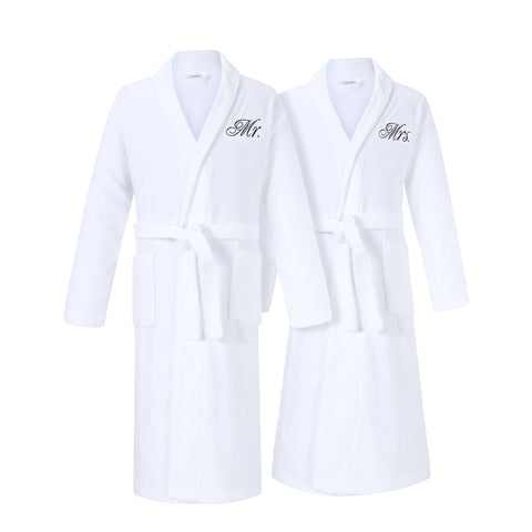 Image of mr and mrs matching robes set for couples