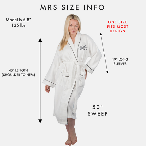 Image of womens mrs robe 