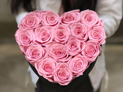 Image of Pink Roses & Chocolates Gift Box