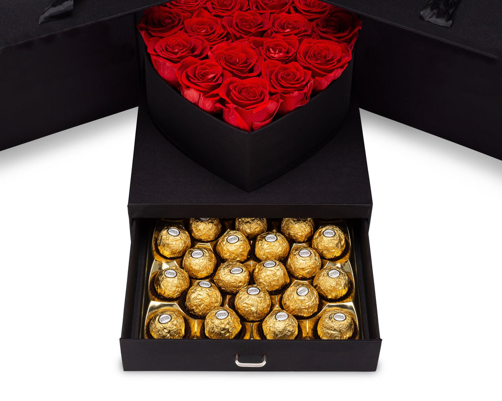 Red Roses & Chocolates Gift Box