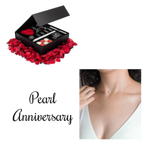 Image of pearl anniversary romantic gift