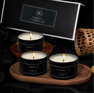massage candles set