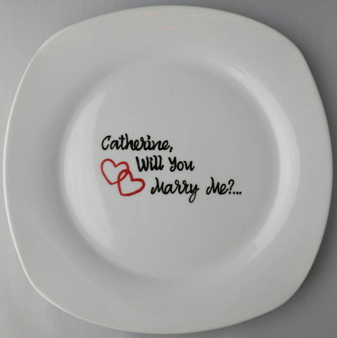 Image of Proposal Dessert Plate